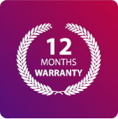12 months local warranty