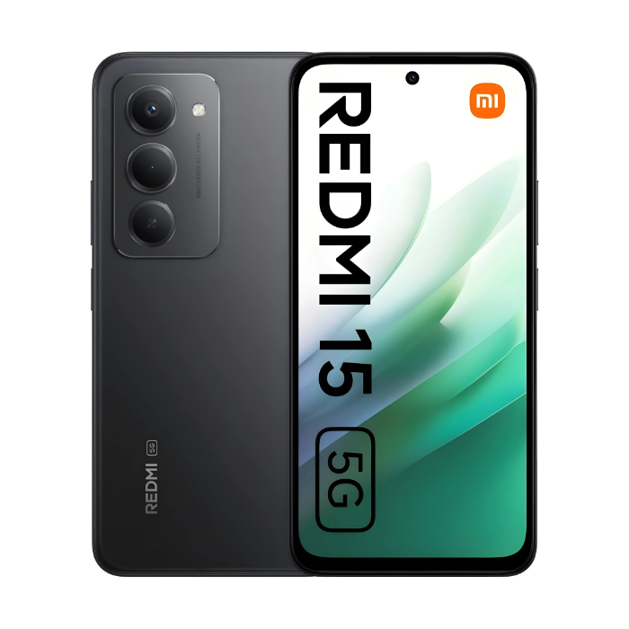 Xiaomi Redmi 15 5G 256GB/8GB RAM Midnight Black Dual SIM Global Version